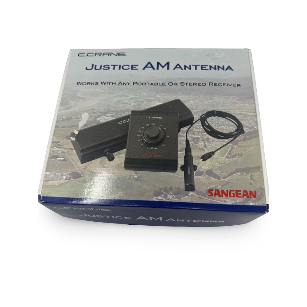 C. Crane Justice AM Antenna Twin Coil Ferrite Vintage New Old Stock Open Box